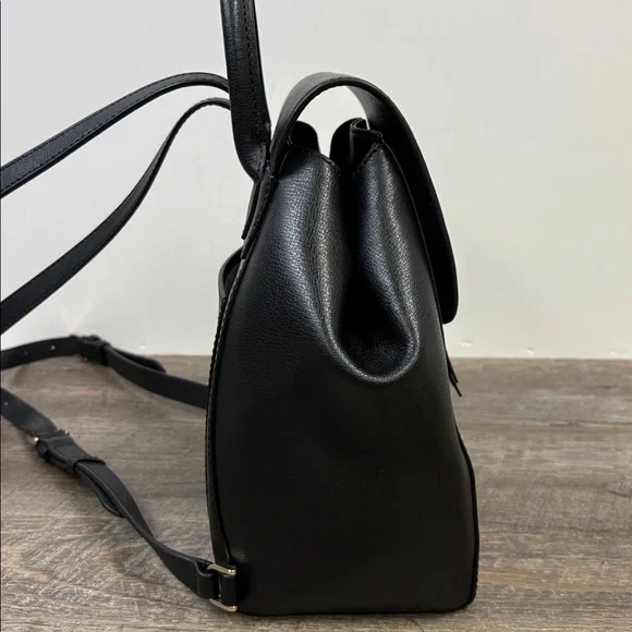 Kate Spade New York ADEL Black Leather Medium Backpack